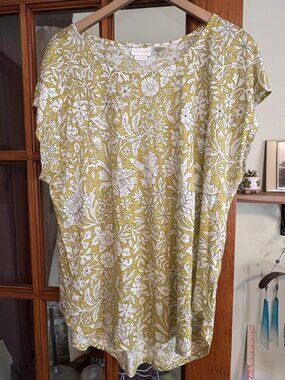 Rachel Ashwell, Multi print (mustard/black/white), Size XL